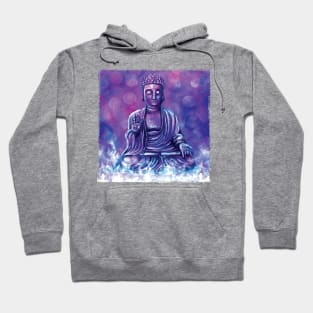 Serenity- Spiritual Buddha - acrylic painting - Meditate your spiritual journey Hoodie